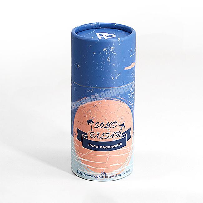 2022 Creative New Design Deodorant Stick Container Twist up Polypropylene Paper Tube Lip Balm packaging