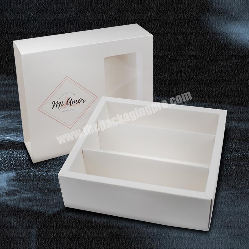 Wholesale Factory Food Grade White Cookie Drawer paper box with logo