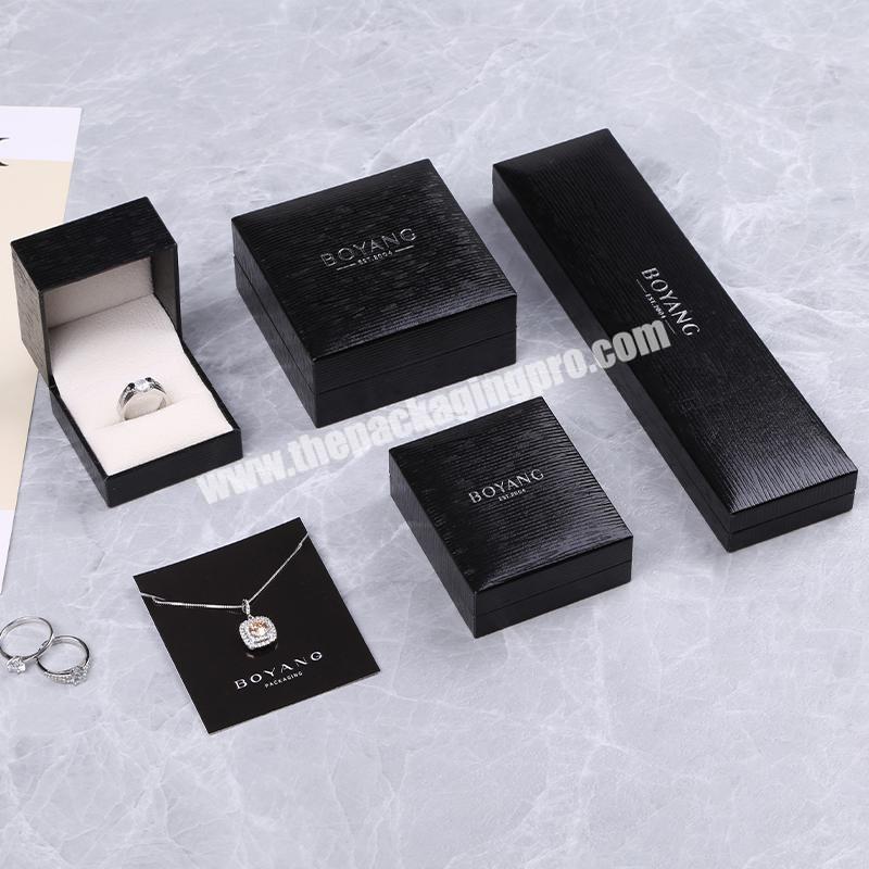 Wholesale Factory Hot Sell Custom logo Luxury Printed Ring Box Jewelry Storage Packaging Necklace Box