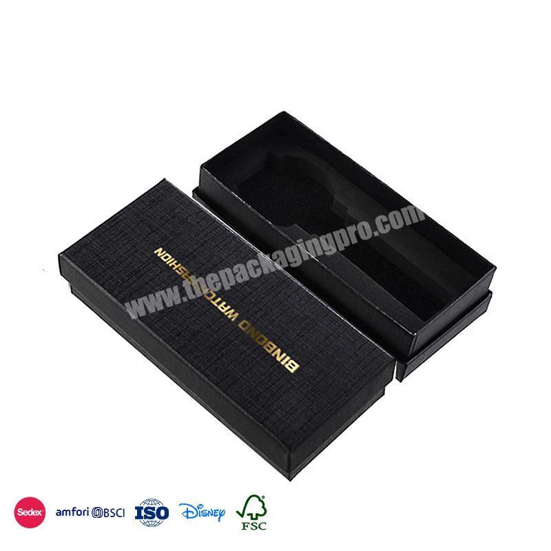 Wholesale Factory Price Black non-smooth surface high-quality waterproof gift watches and bracelets in boxes