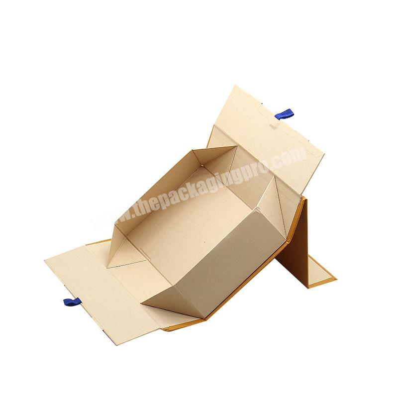 Wholesale Foldable Gift Box With Magnet Luxury Custom Apparel Clothing Packaging Boxes