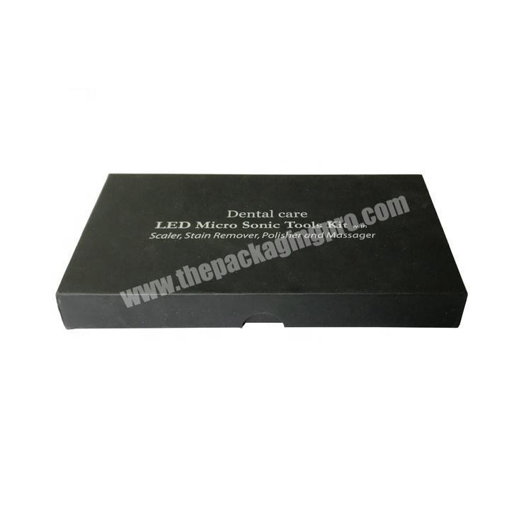 Manufacturer Handmade Black Paper Flip Clamshell Magnetic Custom Rigid Cardboard Gift Box Packaging With White EVA Foam