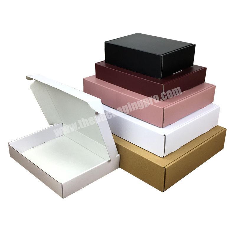 Wholesale High Quality Solid Corrugated Cardboard Packaging Box Apparel Shipping Mailer Box Notebook Packaging Mail Boxes