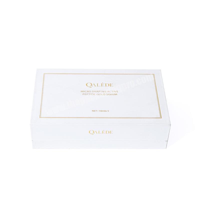 Wholesale Luxury Customized Cosmetics Skin Care Serum Lyophilized Powder Packaging Box Large Rigid Cardboard Gift Boxes