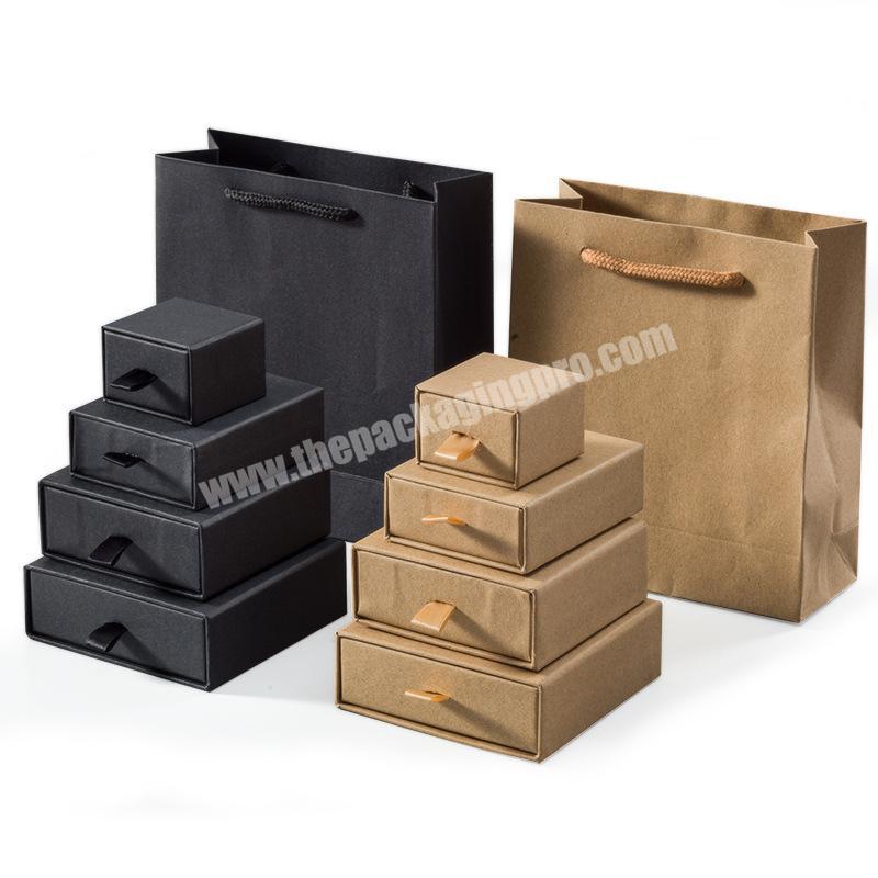 Wholesale Luxury Jewelry Box Packaging Paper Slider Drawer Box For Jewelry Storage Custom With Logo