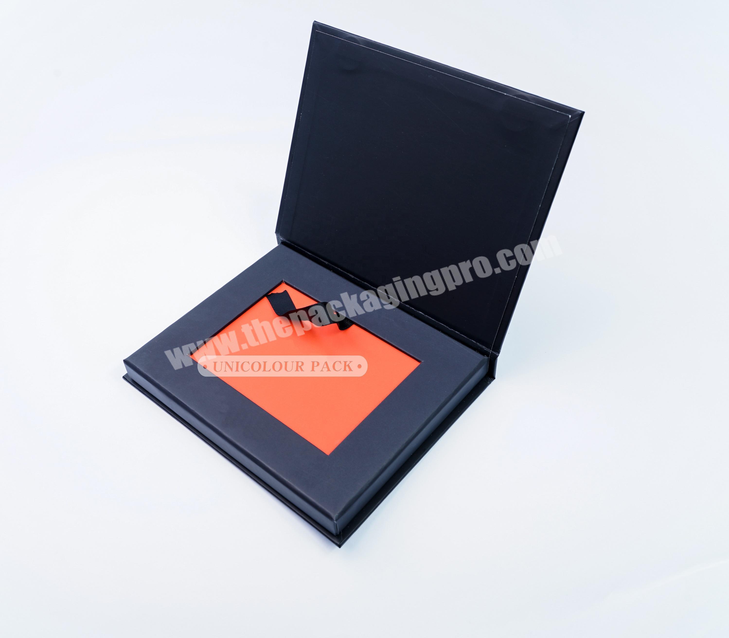 Wholesale Magnetic Credit Card Holder Gift Box Cards Packaging Book Shape Box