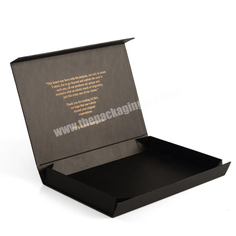 Wholesale Matte Black Folding Collapsible Gift Boxes With Magnetic Magnet Closure 22cm Gift Box