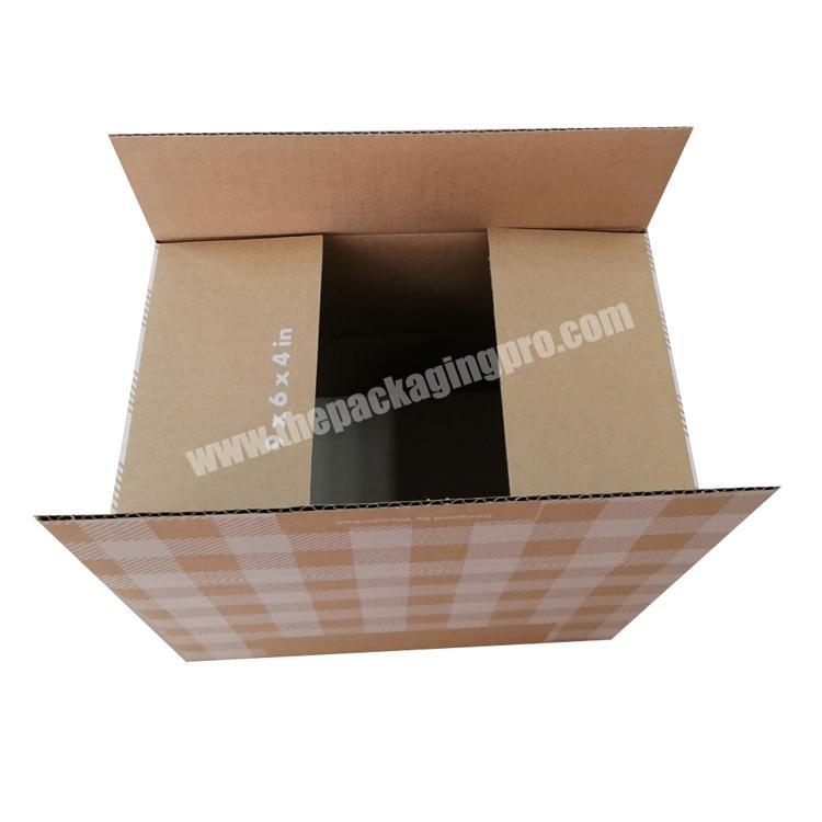 Custom Logo Printed brown Export Corrugated Cardboard Shipping Carton Boxes
