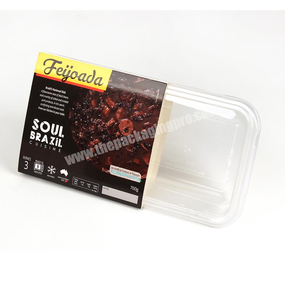 Wholesale Paper Food Packing Box Custom Food Paper Sleeve Box