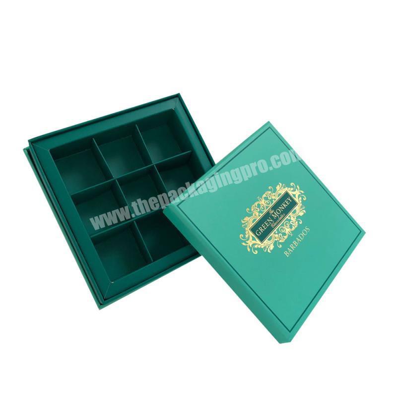 Wholesale Price High Quality Recycled Cardboard Clear Lid Candy  Chocolate  Sugar Paper Boxes Food Gift Packaging