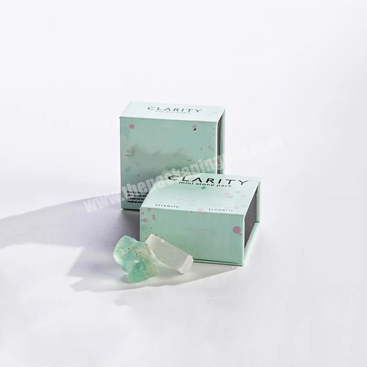 Wholesale Raw crystal quartz rock stone Blind box gift luxury crystal gift packaging box