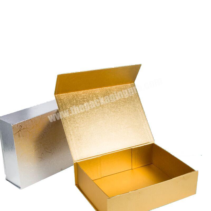 Wholesale carton marriage coffret vide boite cadeau Magnetic cardboard paper packaging collapsible gift boxes