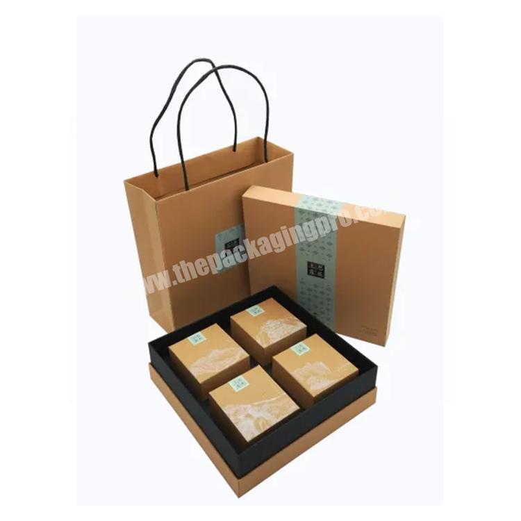 Wholesale custom best quality custom design packaging food grade mooncake cardboard boxes