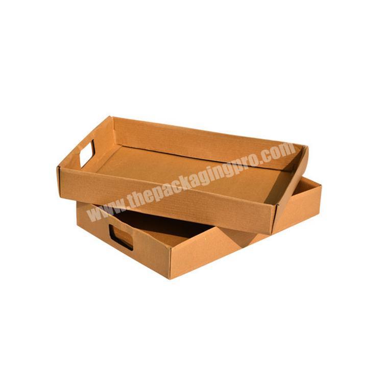Wholesale custom folding gift clothing storage kraft paper box luxury corrugated package box for clothes