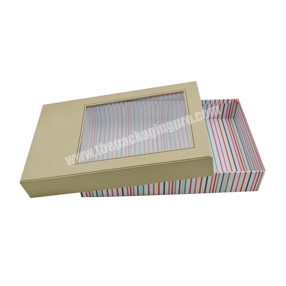 Wholesale custom logo environmental protection ecological kraft paper storage gift box