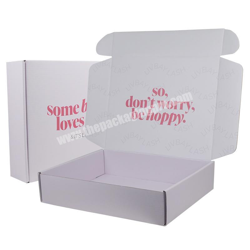 Wholesale high quality  customized  gift matte lamination corrugated shipping packaging box