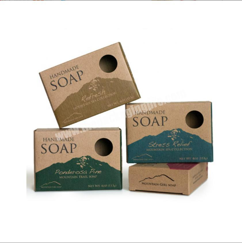 Wholesale low-cost soap packaging box printing paper creative packaging soap box white card carton
