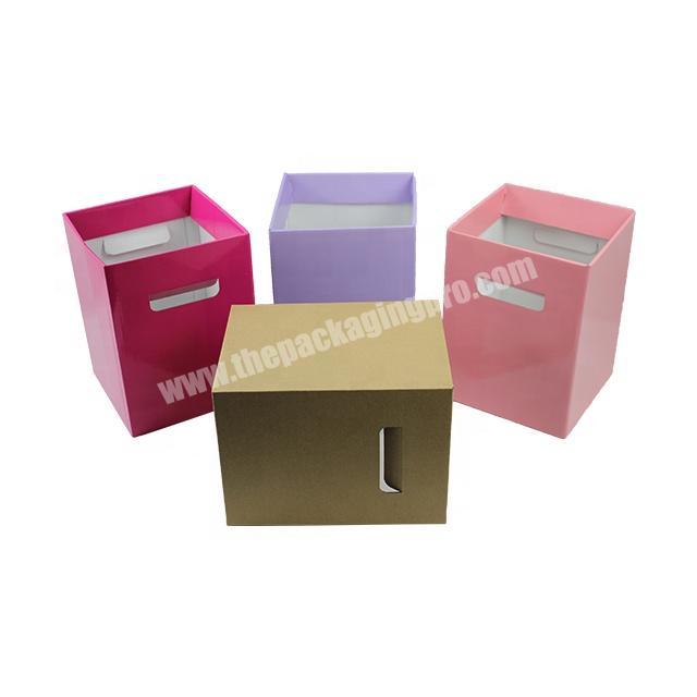 Wholesale luxury foldable cardboard gift box custom printed exquisite magnetic cardboard gift box