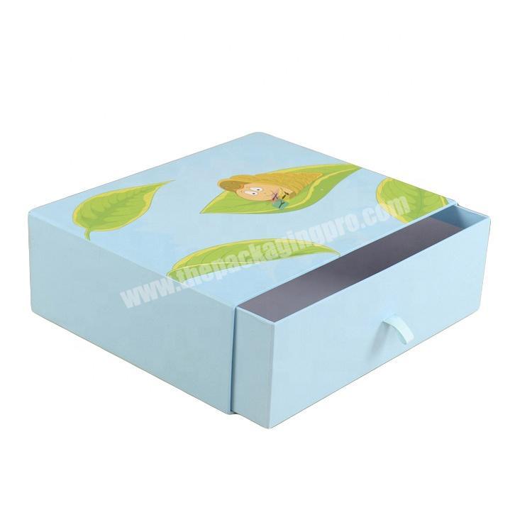 Wholesale  manufacturer hot sale CMYK color paper drawer box