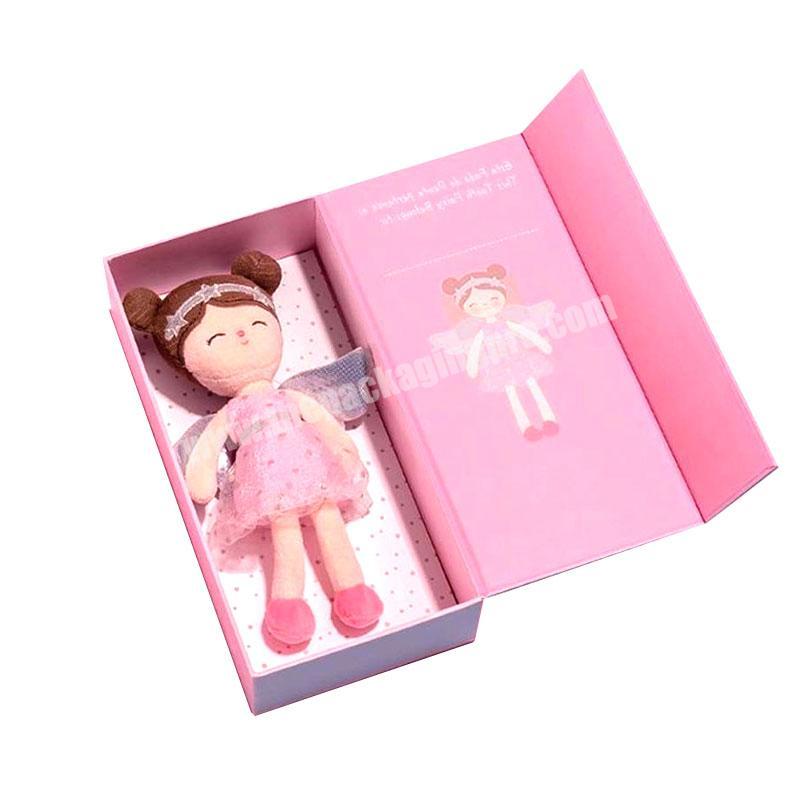 Wholesale paper cardboard doll packaging box toy doll gift box