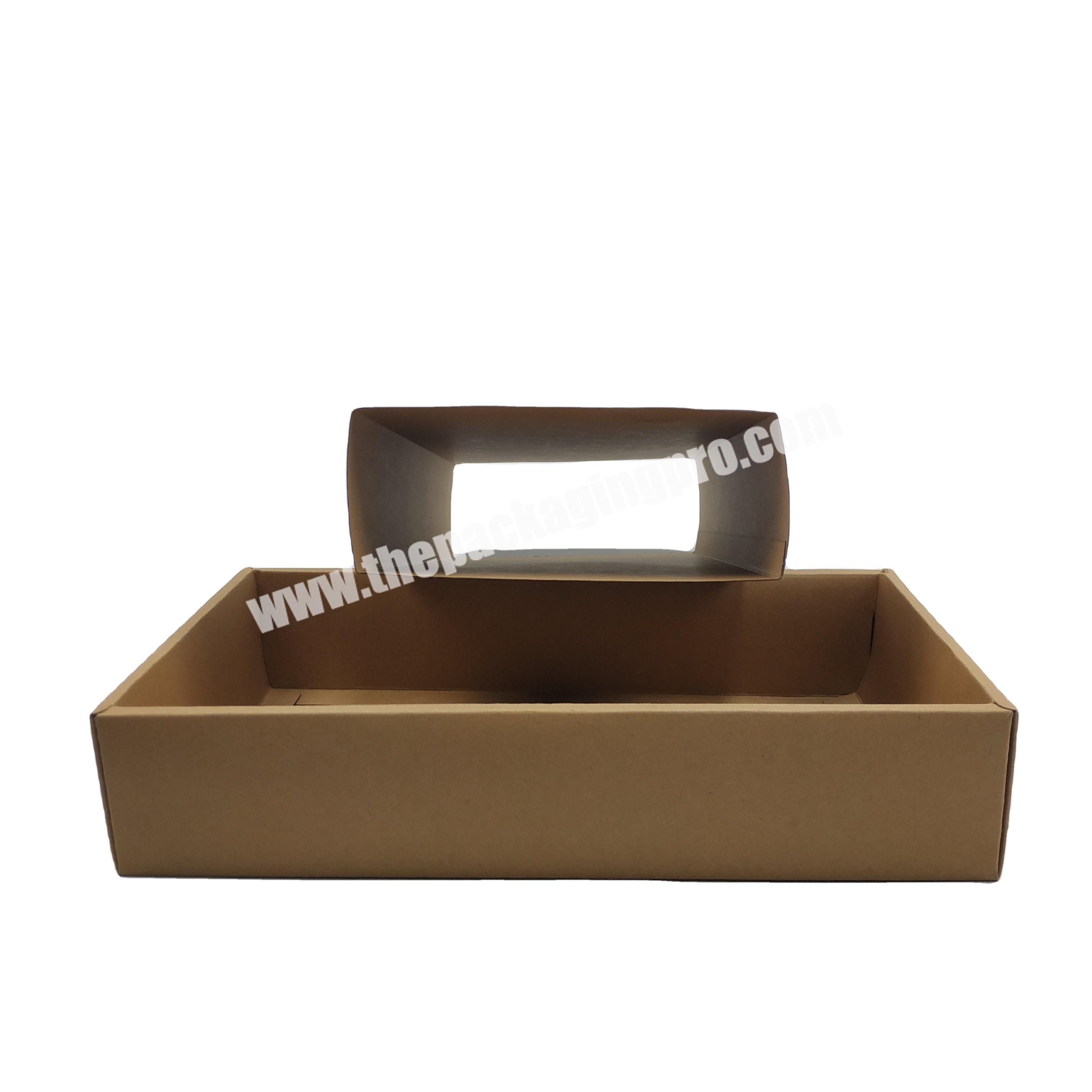 Factory price sliding paper drawer box packaging bakery cookie pie boxes