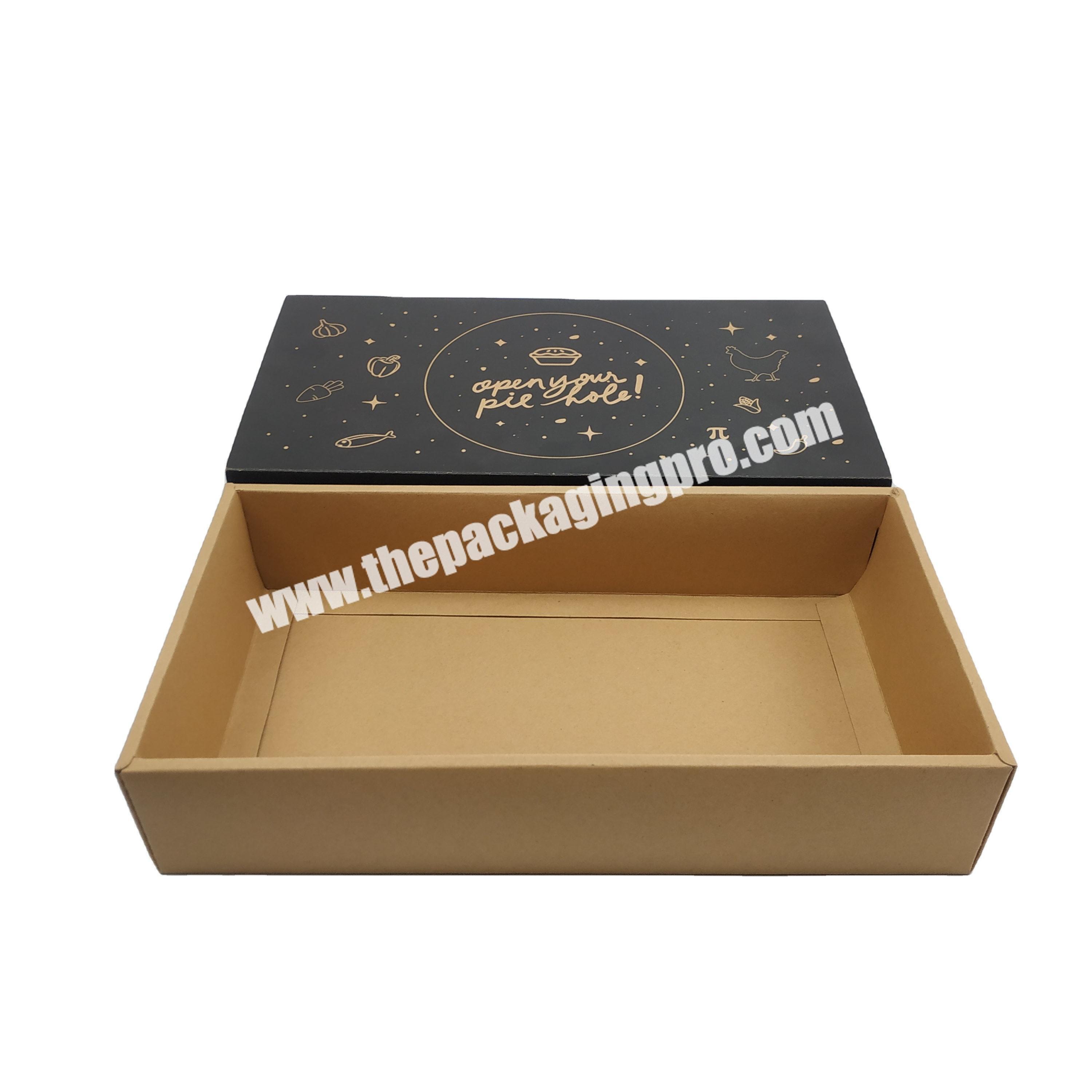 Wholesale paper drawer box pie boxes custom logo