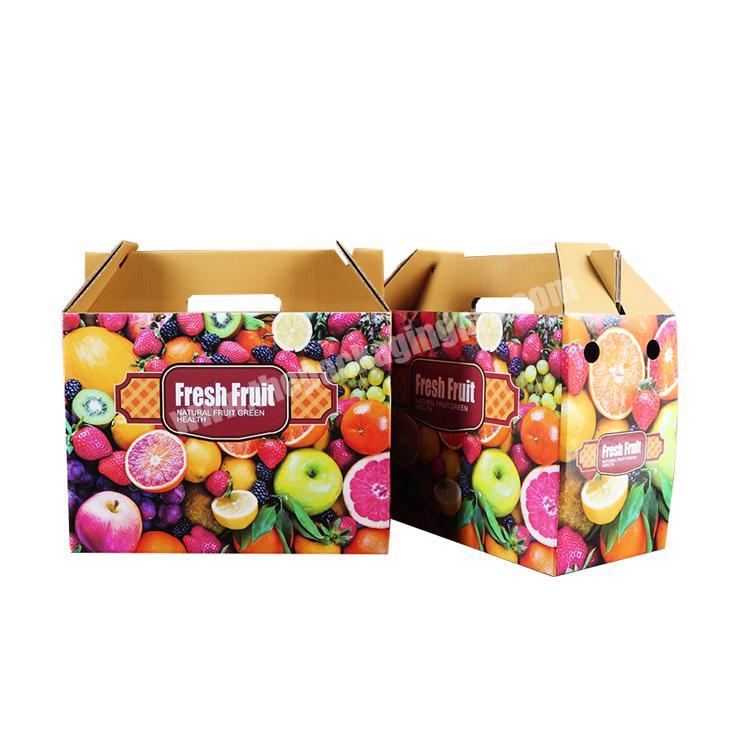 Yilucai Corrugated Custom Printed Food Fruit Packaging Box