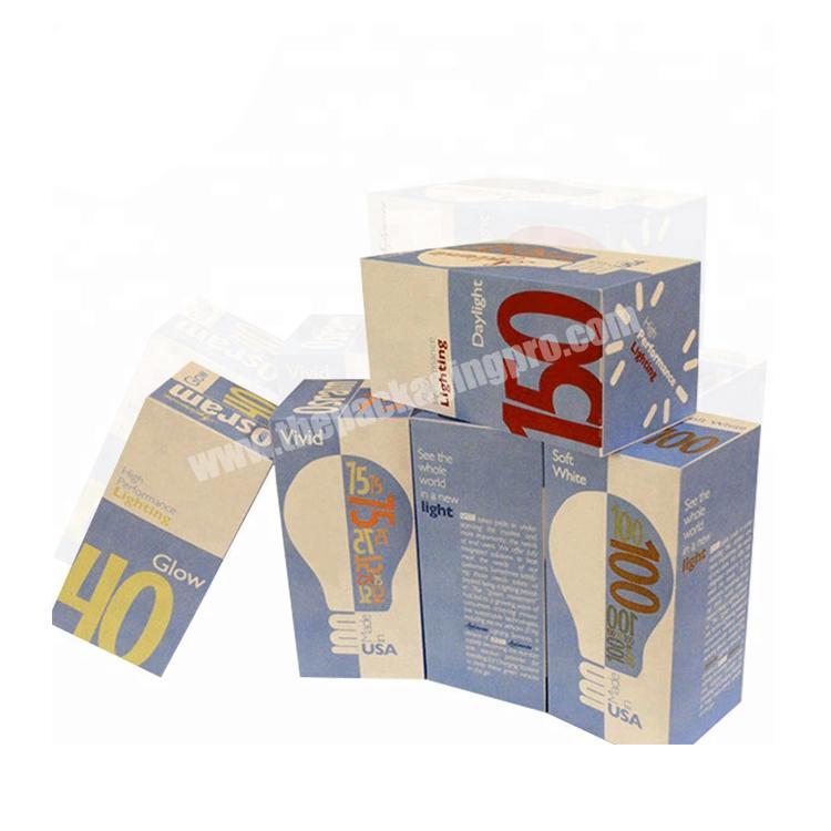 Yilucai Custom Kraft Light Bulbs Paper Packaging Box
