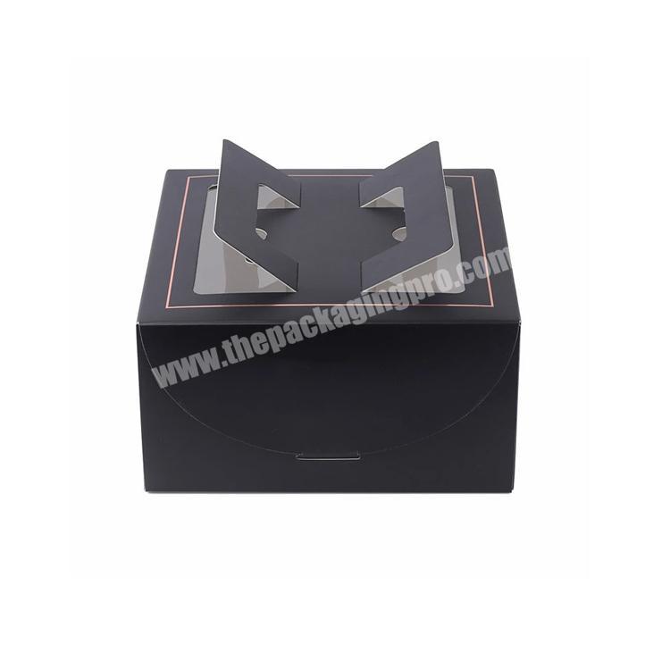 Yilucai Custom Printed Cardboard Folding Birthday Cake Box with Handle