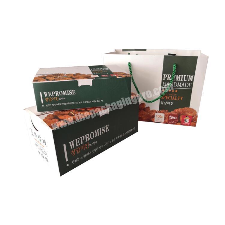 Yilucai Customized Paper Fried Chicken Fast Food Packaging Box