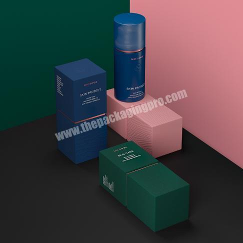 High Quality Design Luxury Bottle Containers Cosmetic Paper Packaging Box