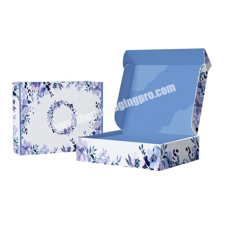amazon prime branded packaging custom shipping boxes for clothing corrugated cardboard paper luxury printed your own logo boxes