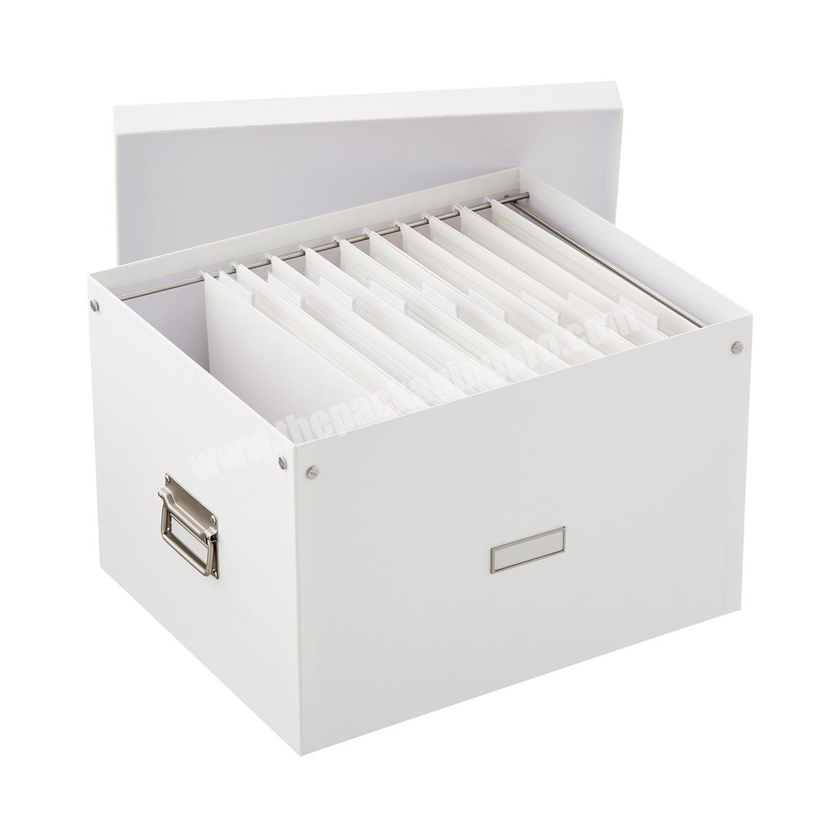 archive file holder box folder file folder organizer archive boxes cardboard hanging file folder box with lid