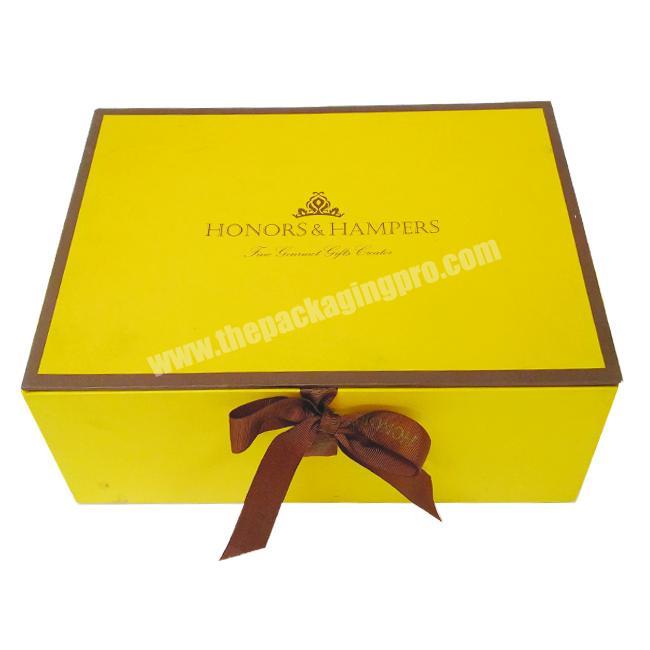 bespoke rigid fancy luxury cardboard empty gift storage dry fruit tart paper packaging box with lid