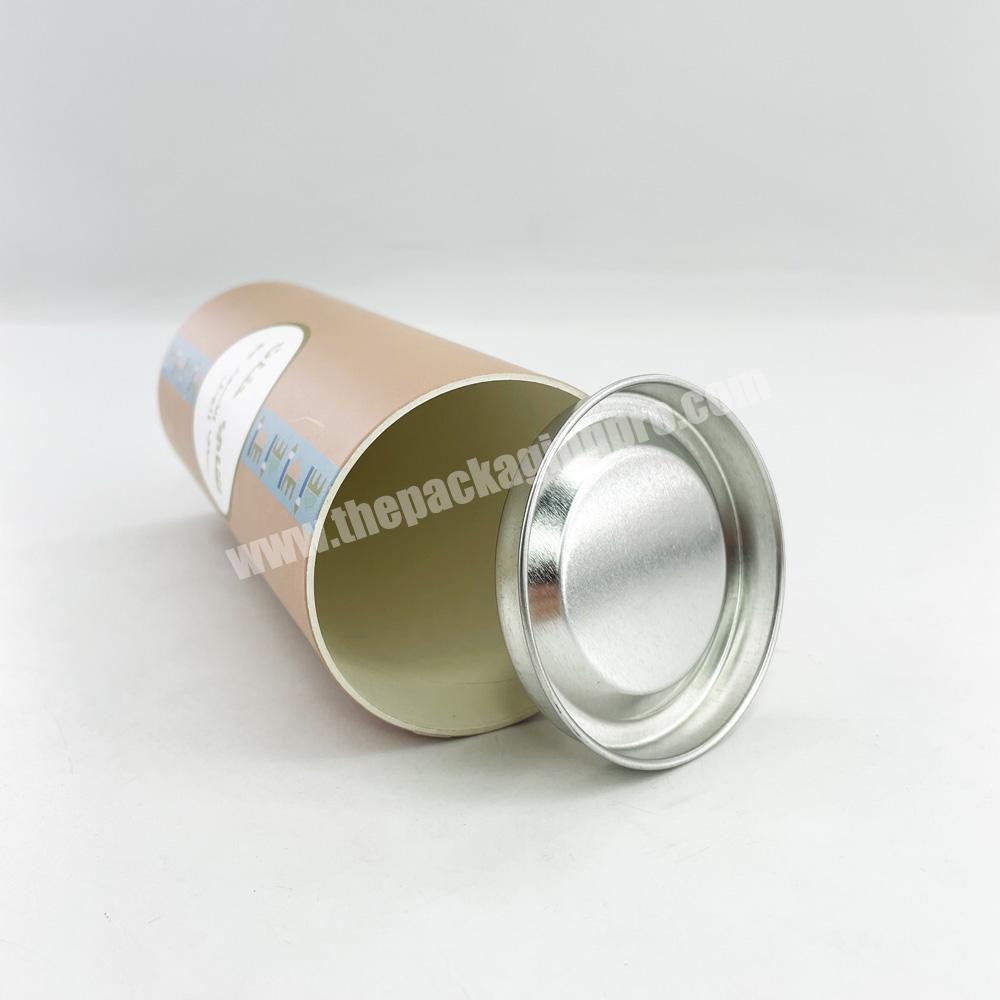 biodegradable Food Grade Tea packaging Coffee Paper Tube Paper Tubes For Tea Leaf Packaging