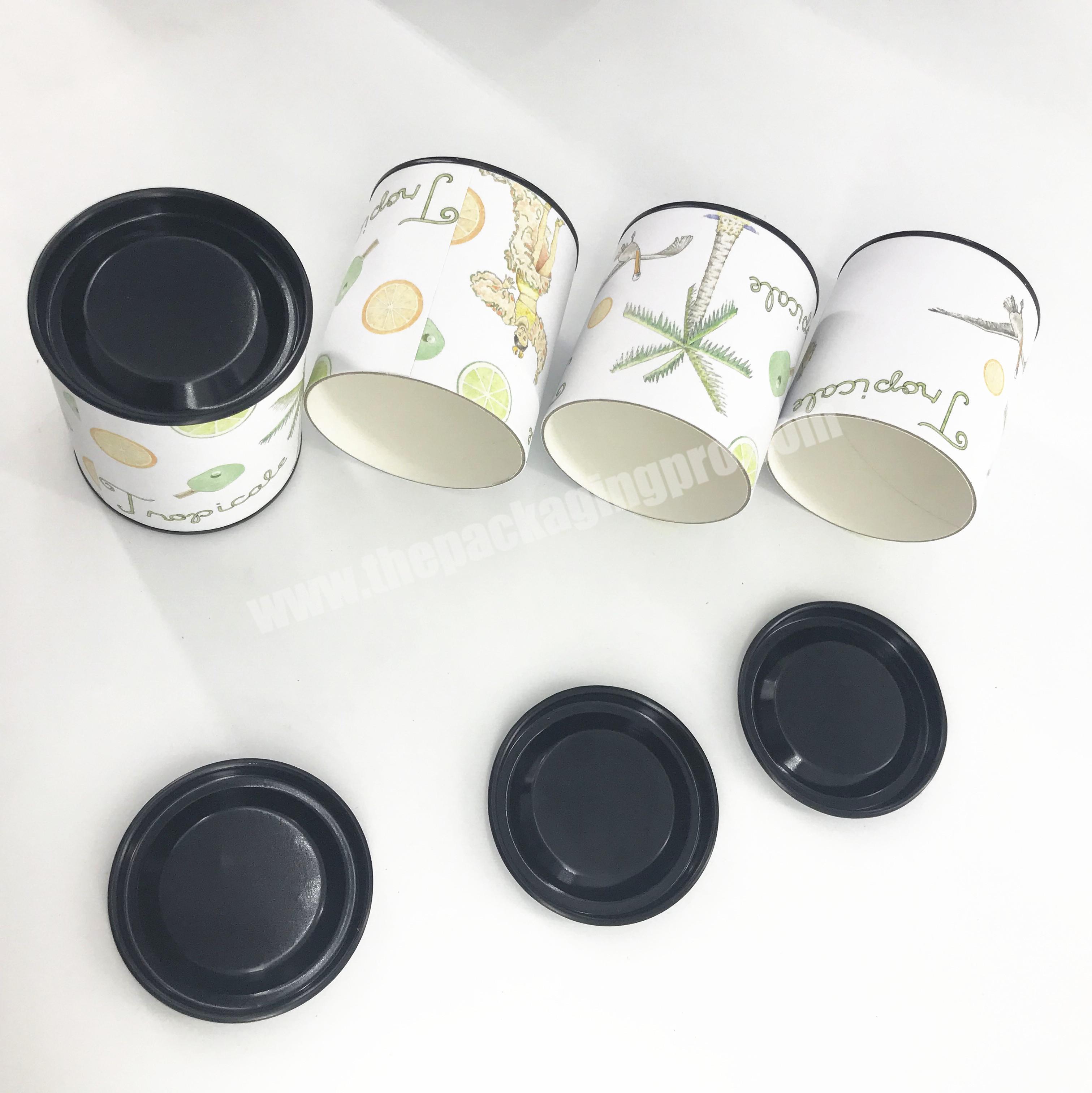 biodegradable custom materials custom paper tube tea tube cardboard tea packaging tin