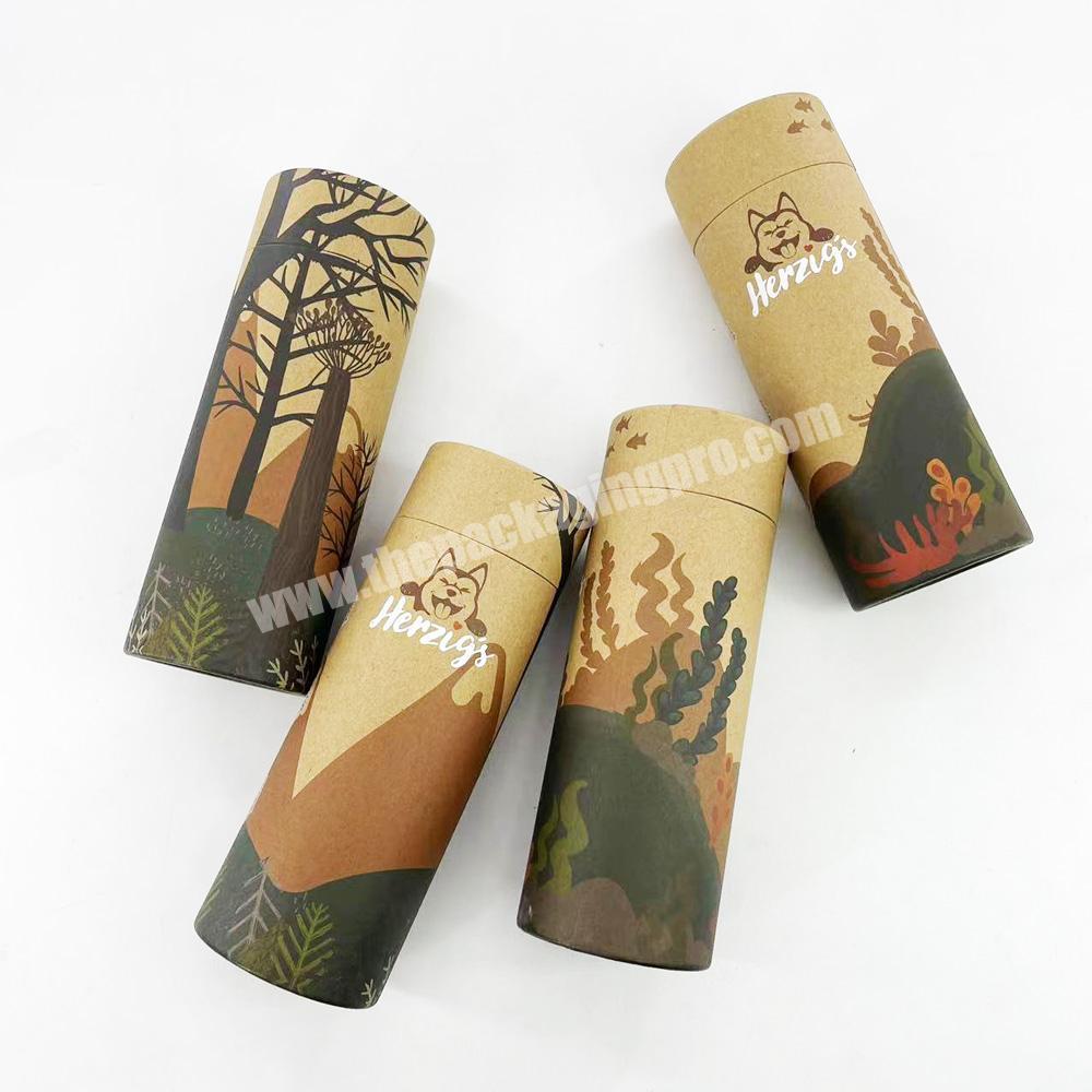 biodegradable paper tube packaging cylinder cardboard tshirt packaging
