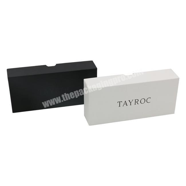 black cardboard Gift packaging luxury watch box custom logo