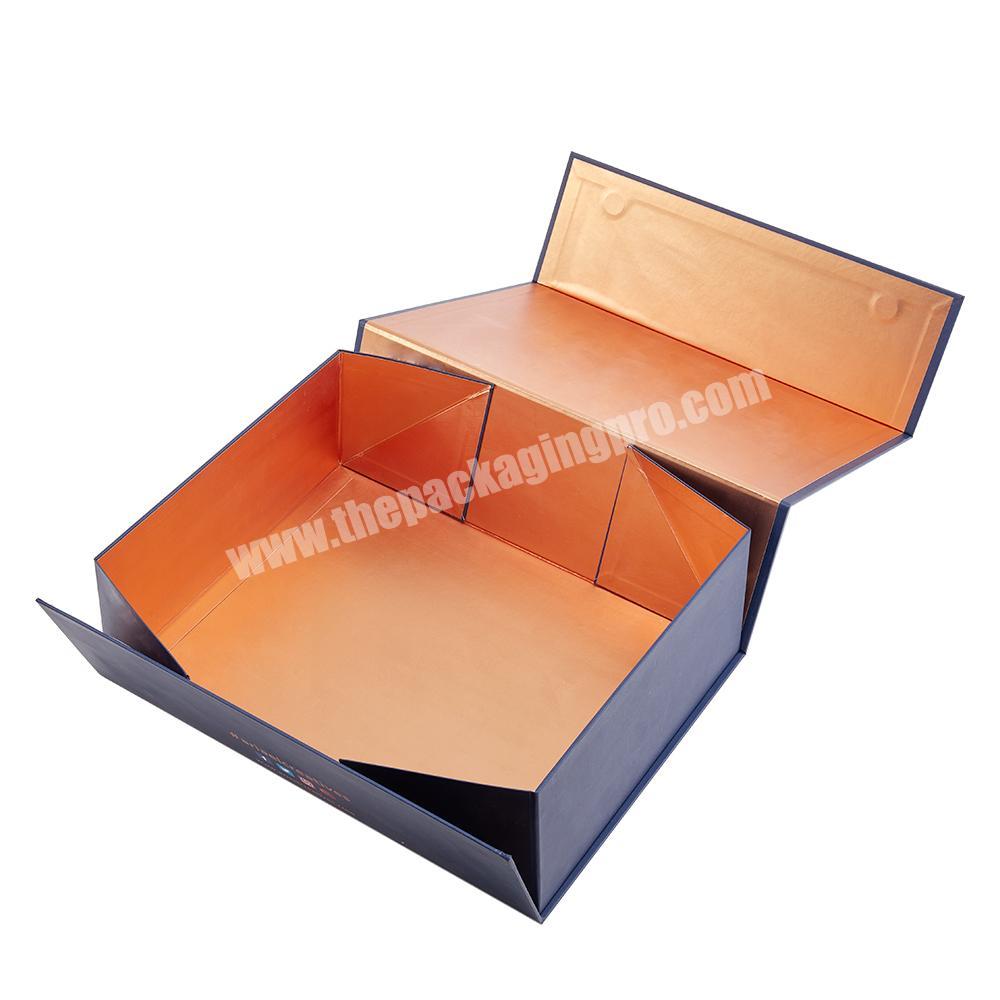 chinese new year wine glass gift box packaging full colour divided gift box for sweets