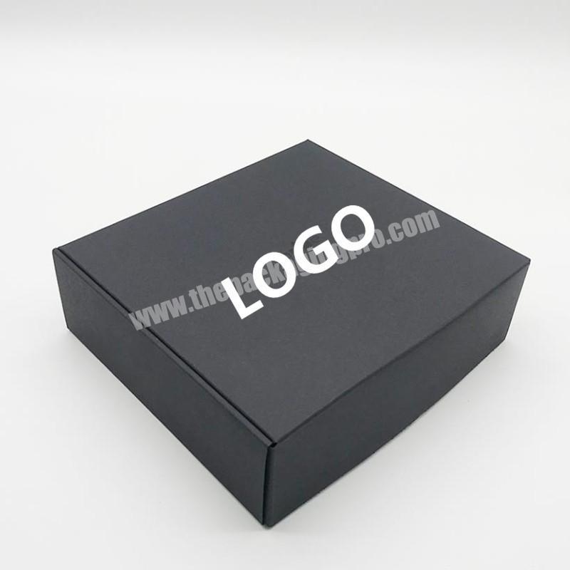 cosmetic container tshirt black corrugated shipping boxes custom shipping box mailers printing