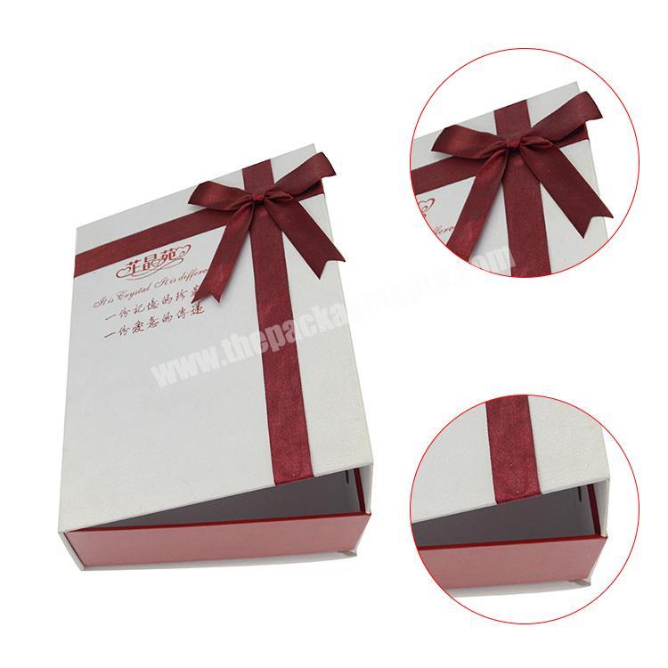 cosmetic paper box recycled cardboard boxes white magnetic packaging box
