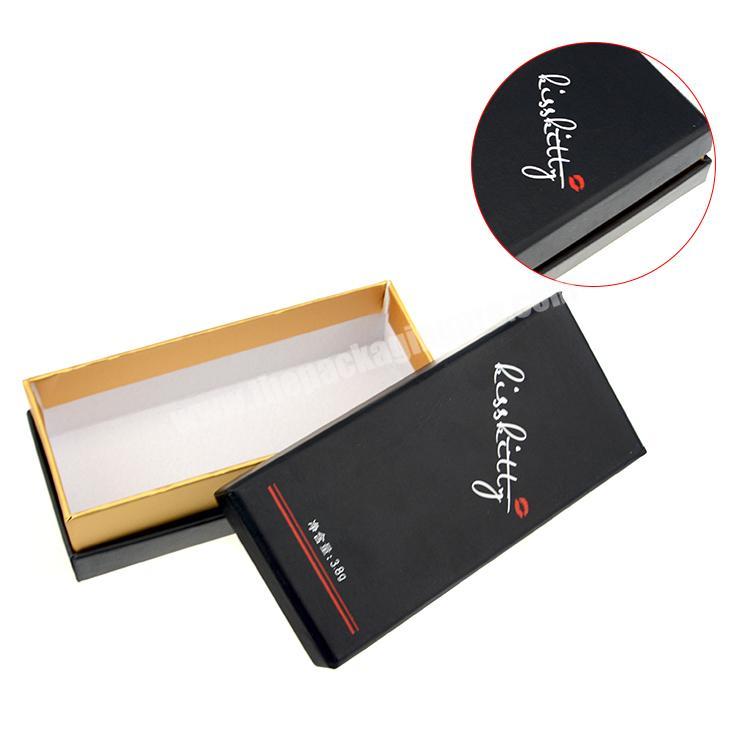 custom bow tie storage box black hard cardboard paper box eco gift box