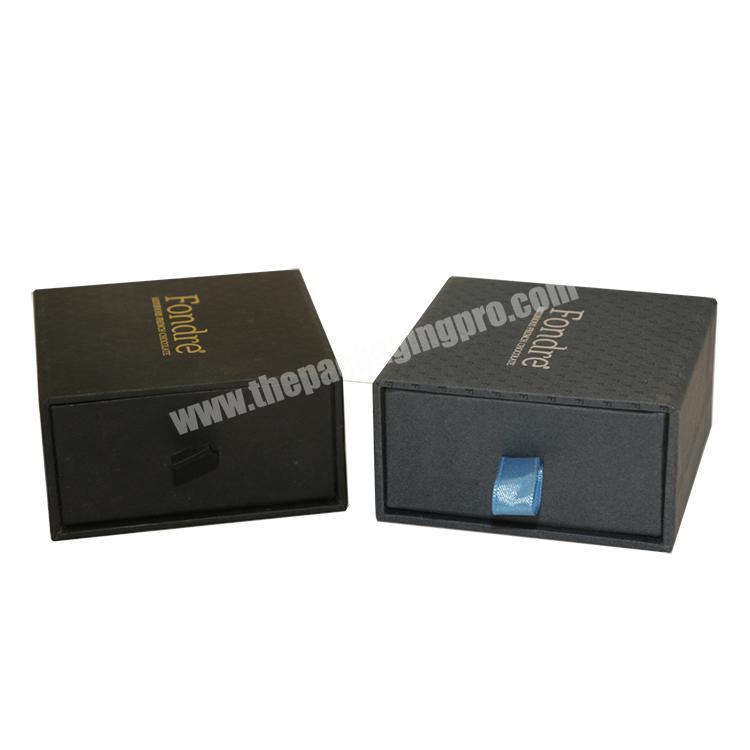 custom christmas black craft luxury small empty slide style cardboard candy chocolate truffle packaging paper gift box