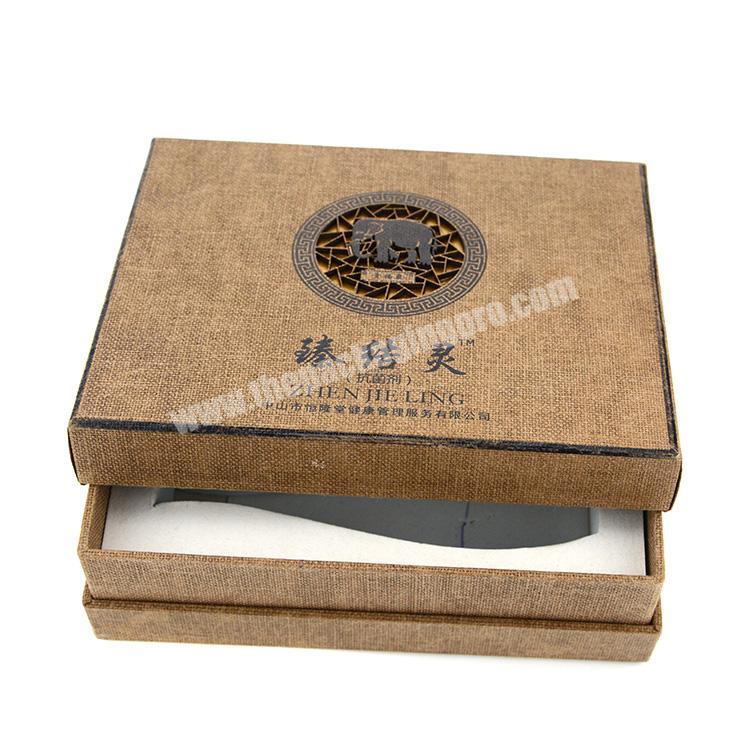 custom cosmetic packaging box luxury hard cardboard gift box with lid