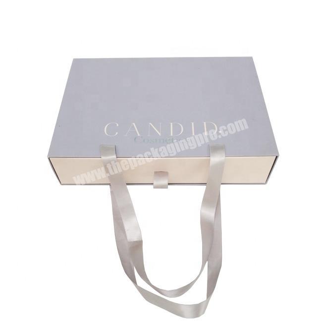 custom design luxury gift packaging virgin weave hair extension box
