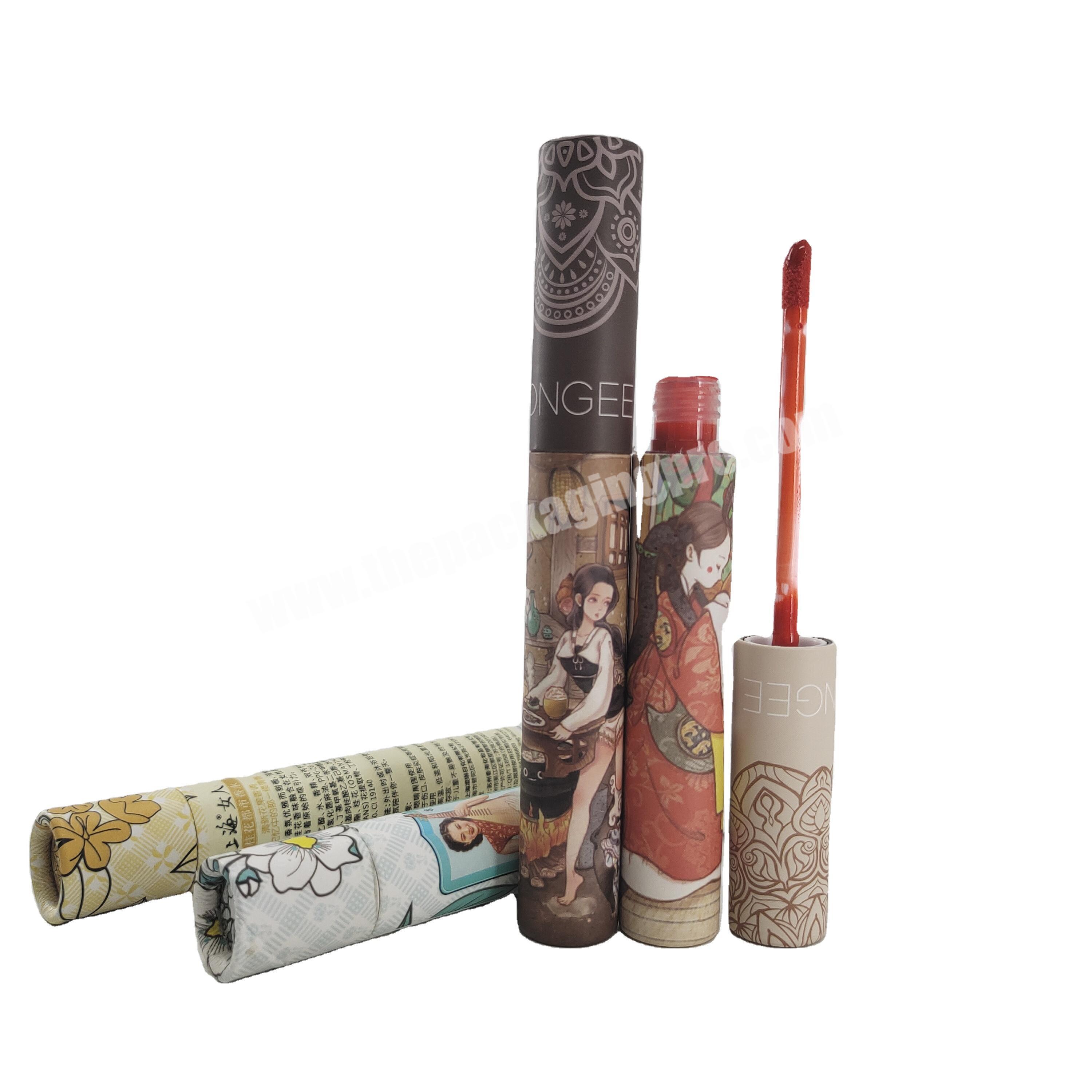 custom design paper tube packiang lip gloss tubes factory