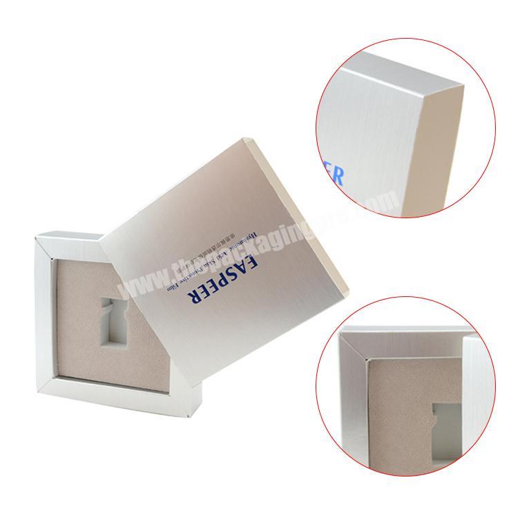 custom drawer slide box packaging cosmetic white paper drawer box