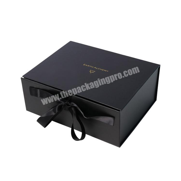 custom e commerce packaging manufacture delivery mailing bag boxes APPAREL packaging Premium matt black big gift box