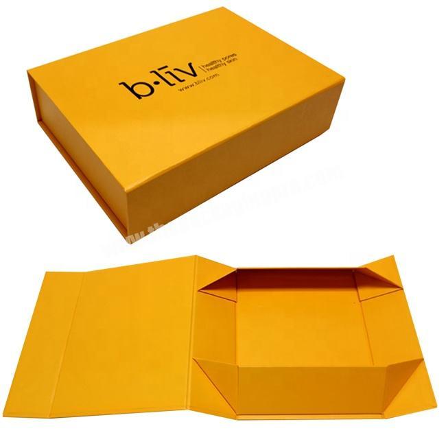 custom logo foldable bespoke magnetic paper cardboard gift box packaging