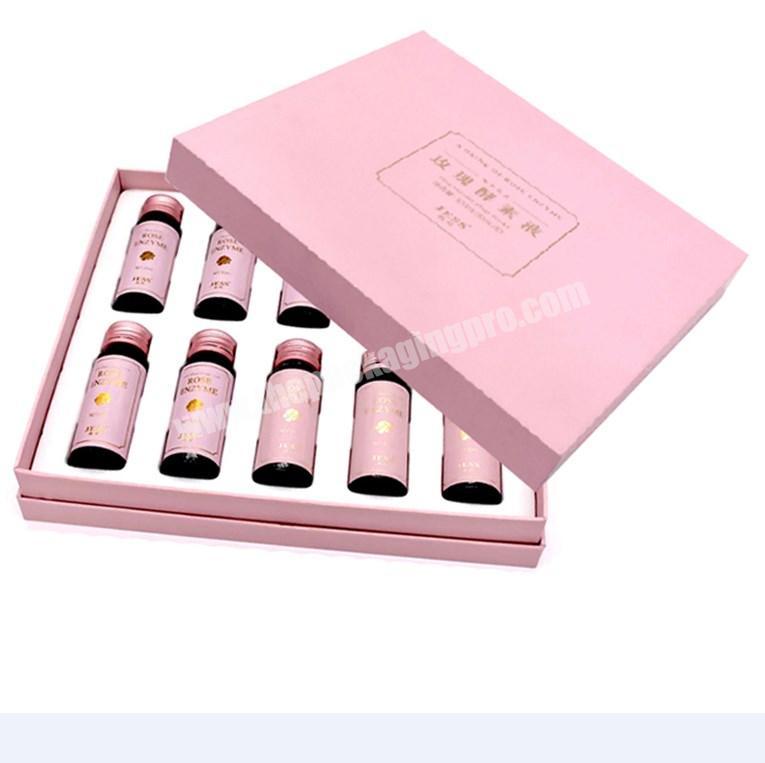 custom luxury design rigid empty perfume cosmetic packaging gift box with insert